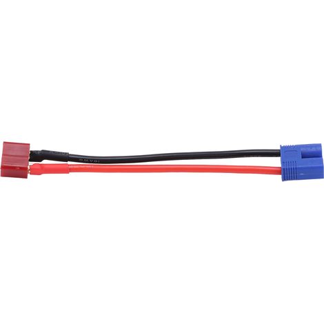 Câble adaptateur batterie souple en silicone T Head femelle vers mâle EC3, 12,7 cm pour voiture, avion et bateau RC (1/5)