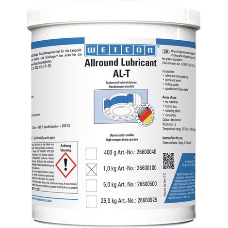 Hochleistungsfett AL-T dunkelbraun 1 kg