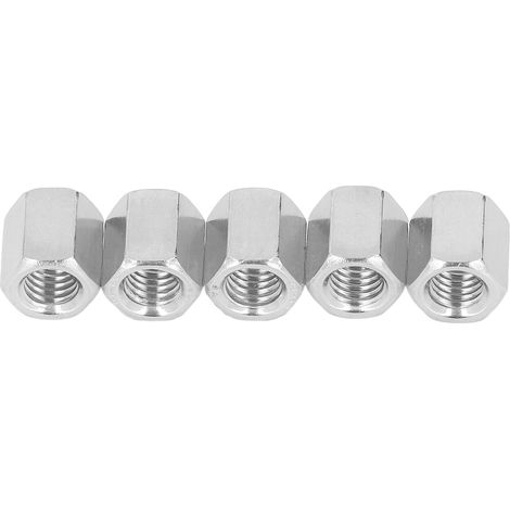 20 écrous de raccordement hexagonaux M8x1,25 12 L14mm, connecteurs de tige filetée en acier inoxydable 304 (1/5)