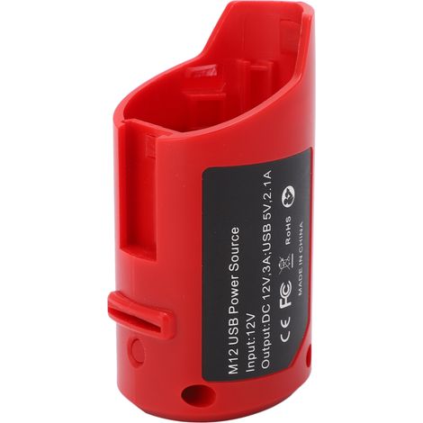 M12 USB-Akkuladegerät – Stabile Leistung, sicher und zuverlässig – 2 Ausgangstypen – USB-Akkuladegerät (12 V DC) (1/5)