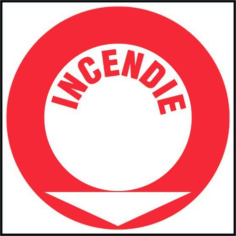 Panneau Incendie - Rigide 200x200mm - 4034768