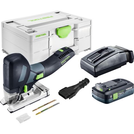 Scie sauteuse pendulaire sans fil Festool PSC 500 EB-Basic 18 V 120 mm + 1 batterie 4,0 Ah + chargeur + Systainer (1/5)