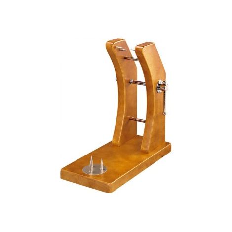 Porta Prosciutto Gamba Nera in Legno di Pino Laccato Rovere senza Coltello 8105 (1/2)