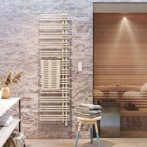Sèche-serviette ACOVA MANAVA asymétrique droite électrique 750W IHD TMVSR075050EDAF (1/3)