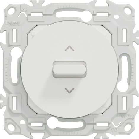 Interruptor o pulsador para persiana enrollable Odace, SCHNEIDER ELECTRIC, blanco SCHNEIDER ELECTRIC (1/5)