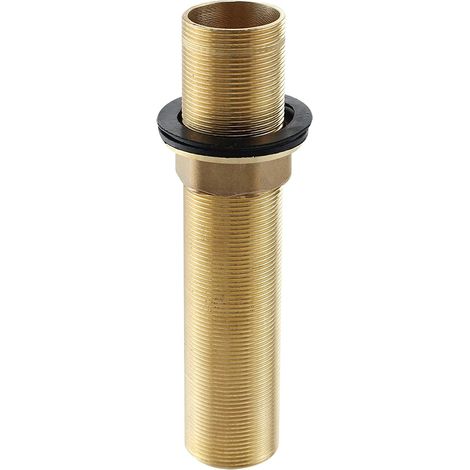 Wasserhahn Verlängerte Hohe Robinet mitigeur pour évier de cuisine, jaune, M32 x 150 mm Kit d'extension fileté - Tige de montage plus longue - Trou unique de 15 cm de long (1/5)