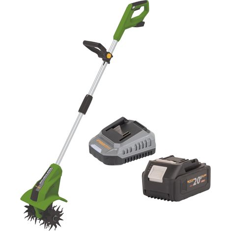 Procraft CT20bb Akku Kultivator 20 V 224 mm Brushless + 1x Akku 4,0 Ah + Ladegerät (1/3)