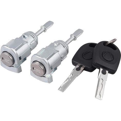 2 cerraduras de cilindro para puertas de coche, derecha e izquierda, 604837167 604837168 (1/5)