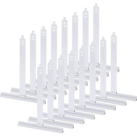 16 pcs Ressort de Suspendu pour volet Roulant, à Lames Courtes, Ressort en Acier à Queue d'aronde pour la Suspendu de Stores enrouleurs, pour Clips de volet Roulant (1/5)