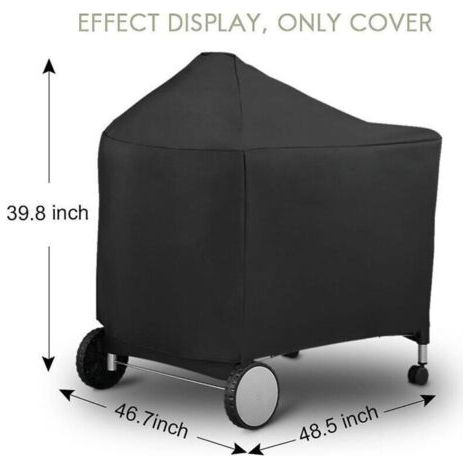 Housse de protection étanche pour barbecue – Modèle Weber 7152, dimensions 124 x 65 x 101 cm, en polyester enduit PVC