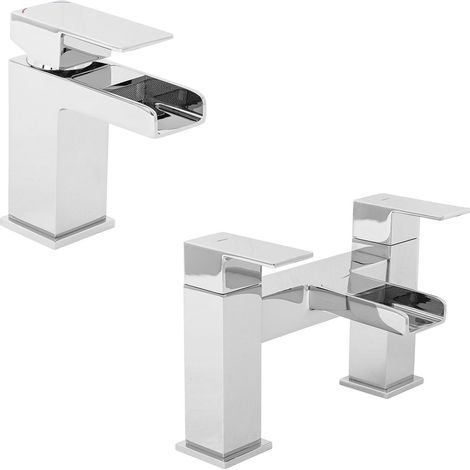 Mono Basin Mixer Tap & Bath Mixer Tap Set (1/5)