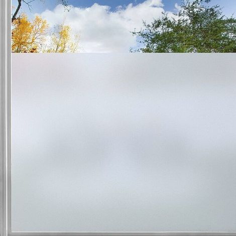 Film adhésif pour fenêtre occultant anti-UV 45x200cm – Réutilisable et écologique – Installation facile sans colle – Protection contre les regards (1/5)