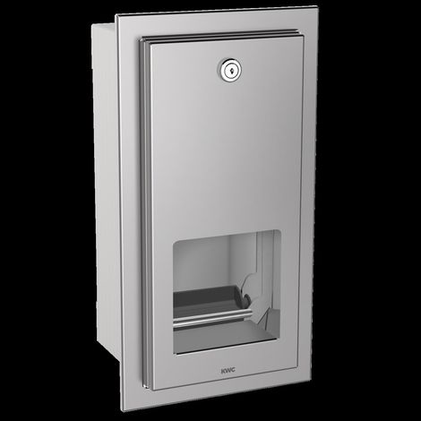 KWC Wc-doppelrollenhalter, RODAN, Edst, 184x341x138 mm, Unterputz (1/2)