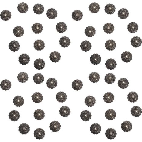 VILLCASE Lot de 50 rondelles fixation pour boutons meubles, style (1/5)