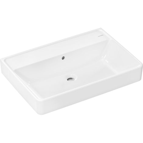 hansgrohe Xanuia Q lavabo, sans trou pour robinet, avec