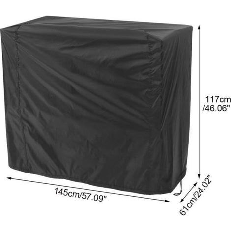 Housse Barbecue - Protection Imperméable en Polyester - Pour Gril Jardin - 145 x 61 x 117 cm (1/4)