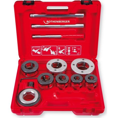 ROTHENBERGER SUPER CUT NPT 1/2-2" en estuche - 070905X