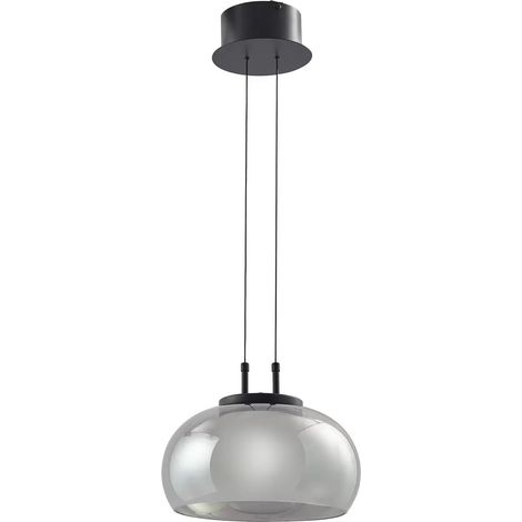 [NEUWERTIG] B-Ware Lucande Hängeleuchte Dain LED Pendelleuchte Lampe grau 1-flammig (1/2)