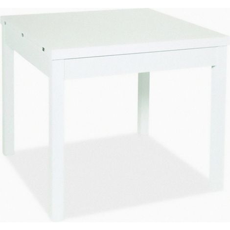 TAVOLO QUADRATO RIBALTABILE 90/180X90XH76CM BIANCO (1/2)