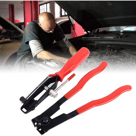pinces de serrage à coupe buccale, pinces de serrage pour faisceaux, pattes de levage pour tuyaux d'échappement, pinces à billes, outils de réparation automobile (1/5)