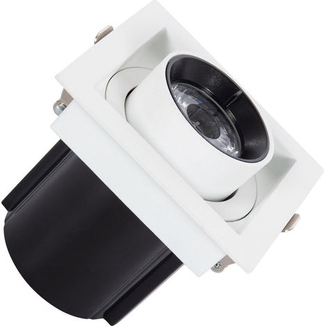 Downlight LED 12W Quadrato Estraibile Foro Ø 75mm LIFUD  6000K Bianco Freddo