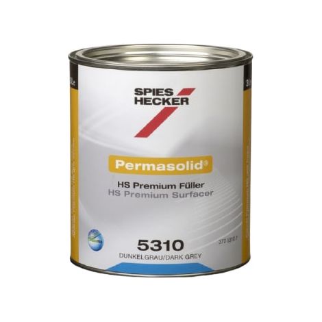 Hecker Permasolid HS SPIES PREMIUM SURFACER 5310 - GRIS MOYEN LT 3.5