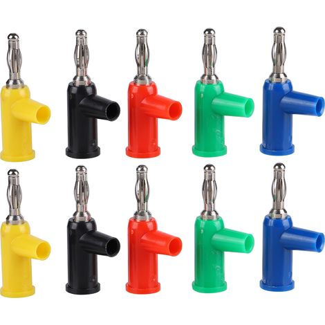 Fiche banane U31 4mm Lanterne Connecteur Audio Haut-parleur Prise Sans Soudure Pratique pour Équipement Électrique (1/5)