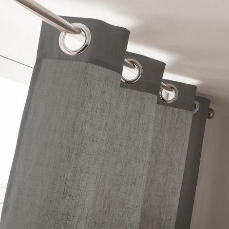 Filtervorhang, Metis grau L.135 x H.260 cm LINDER LINDER