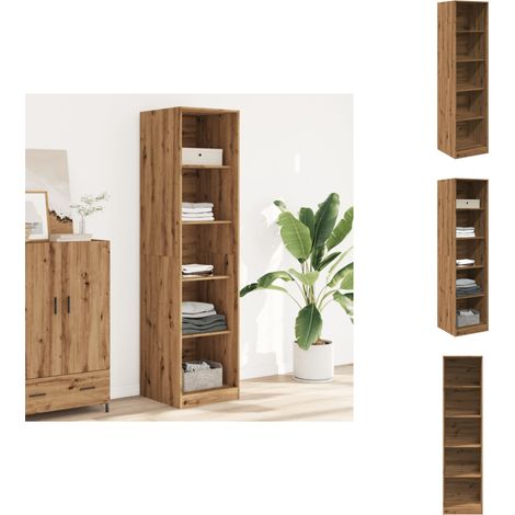 Kleiderschrank Artisan-Eiche 50x50x200 cm Holzwerkstoff - Kleiderschrank - Kleiderschränke - Schrank - Kleidung Organizer (1/5)