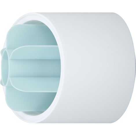 Drehbarer Stiftehalter mit 7 Fächern, 360° drehbar, mit rutschfester Matte, für Büro, Zuhause und Schule (Blau) (1/5)