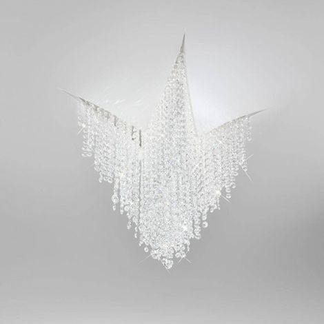 Kolarz FONTE DI LUCE - Plafonnier LED Designer Cristal Intégré Blanc Mat (1/4)