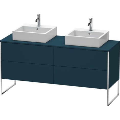 Duravit XSquare Meuble sous-vasque sur console au sol, pour deux (1/2)
