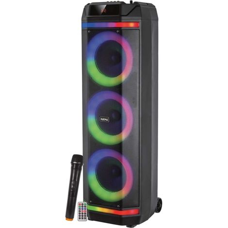 CASSA AUDIO DIFFUSORE AMPLIFICATO VIBE TWR CON RADIOMICROFONO - WOOFER 8"