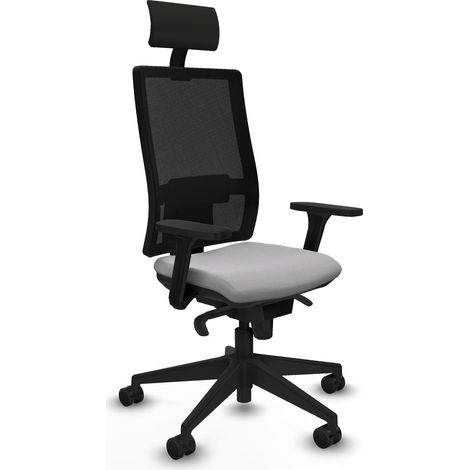 piqueras-y-crespo 3D066N1 chaise de bureau gris clair (1/3)