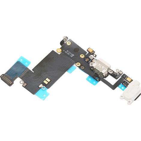 USB-Ladeanschlussmodul, Dock-Anschluss, Mikrofon, Flexkabel für Kopfhörer, kompatibel mit iPhone 6S Plus (weiß) (1/5)