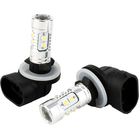 AMPOULES ANTIBROUILLARD LED PAIR FOG LIGHT LAMP H27 881 50W PAR AUTO LAMPADINE (1/5)
