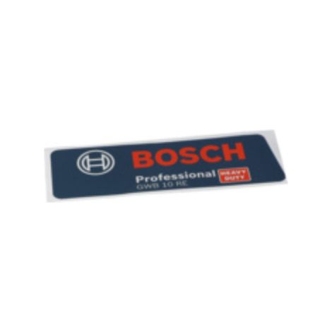 Etiquette Adhesive pour perceuse d'angle GWB 10RE BOSCH - 3601110599