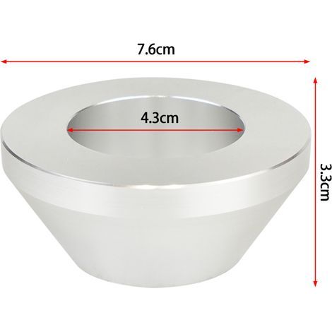 Cône de centrage pour changeur de pneus manuel pour voiture et camion, compatible avec une ouverture de moyeu jusqu'à 3 pouces (1/5)