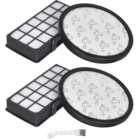 Filtri HEPA di ricambio compatibili con gli aspirapolvere ciclonici Rowenta Silence Force 4AAAA RO7611EA, RO7623EA, RO7634EA, RO7647EA, RO7663EA, RO7676EA, RO7681EA, set di filtri di ricambio (1/4)