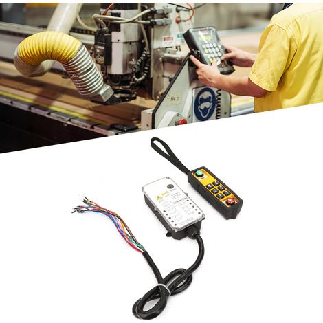 Télécommande radio sans fil industrielle 800 MHz pour grue, contrôleur de palan 36 V étanche (1/5)