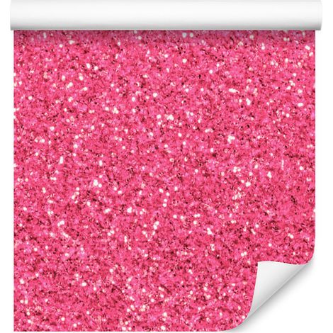 Papier peint rose pailleté, rose poudré et violet pour salon et chambre 50x1000 cm (1/5)