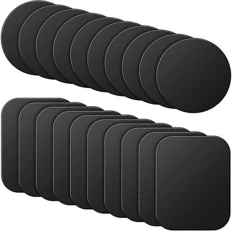 20 supports magnétiques pour voiture, support magnétique pour téléphone, plaque métallique, support magnétique pour téléphone.WHBYV (1/4)