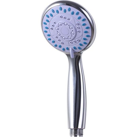 Pommeau de douche réglable pour salle de bain avec jet ajustable, douchette à main économique en eau, positions réglables, accessoires de salle de bain (1/4)