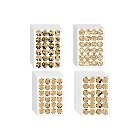 Autocollants de cire à motif eucalyptus : personnalisez et impressionnez avec des sceaux uniques pour des célébrations mémorables.