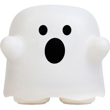 Gruseliges Geister-Nachtlicht, kreative Kürbis-Tischlampe 2025 mit Schalter, Halloween-Dekorationsgeschenkidee für Schlafzimmer und Büro (Überraschtes Gespenst)