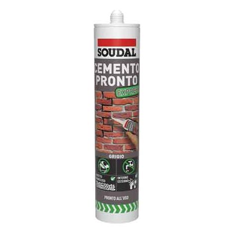 SIGILLANTE GRANULOSO 'REPAIR EXPRESS' SOUDAL 300 ml - Grigio - SOUDAL