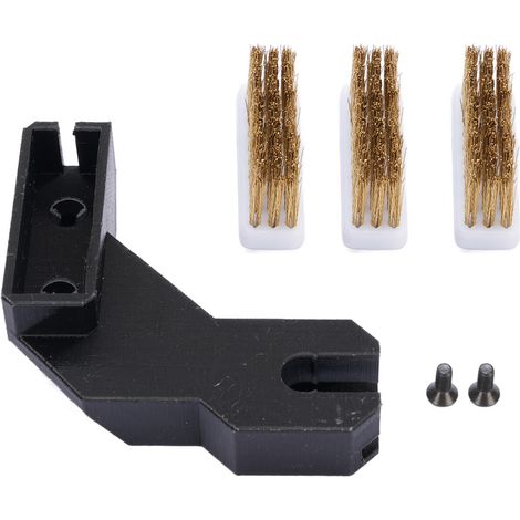 Kit 3 brosses nettoyage buse imprimante 3D laiton avec accessoires fixation pour entretien (1/5)