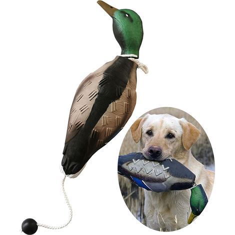 Dog Training Duck Dummy, Gun Dog Training Dummy Training Toys With Throwing Toggle, Dog Retrieve Dummy Dog Duck Toy, Dog Dummy Dog Training for Puppies or Adult Dogs
