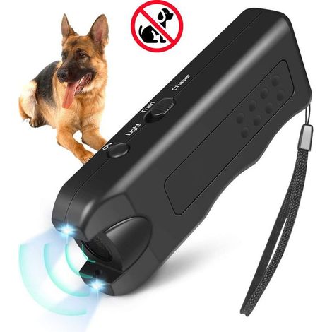 Ultraschall-Hundeabwehrgerät, Haustier-Hundetrainer, LED-Taschenlampe (1/5)