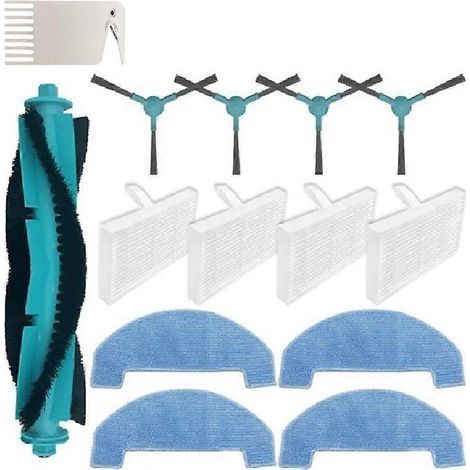Pour aspirateur Dreame Mova E10, E20 Plus : trouver les pièces détachées pour E10, E20 Pro Plus : brosse rotative, brosse latérale, filtre et lingette de nettoyage. (1/5)